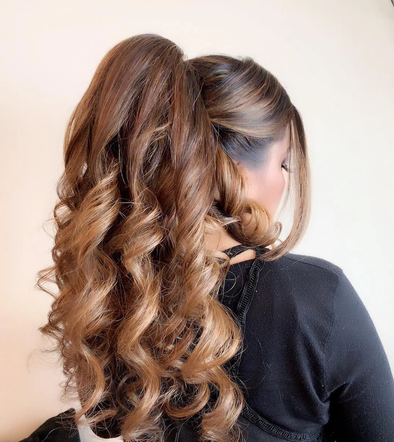 Bridal hair styling by Sana Uppal