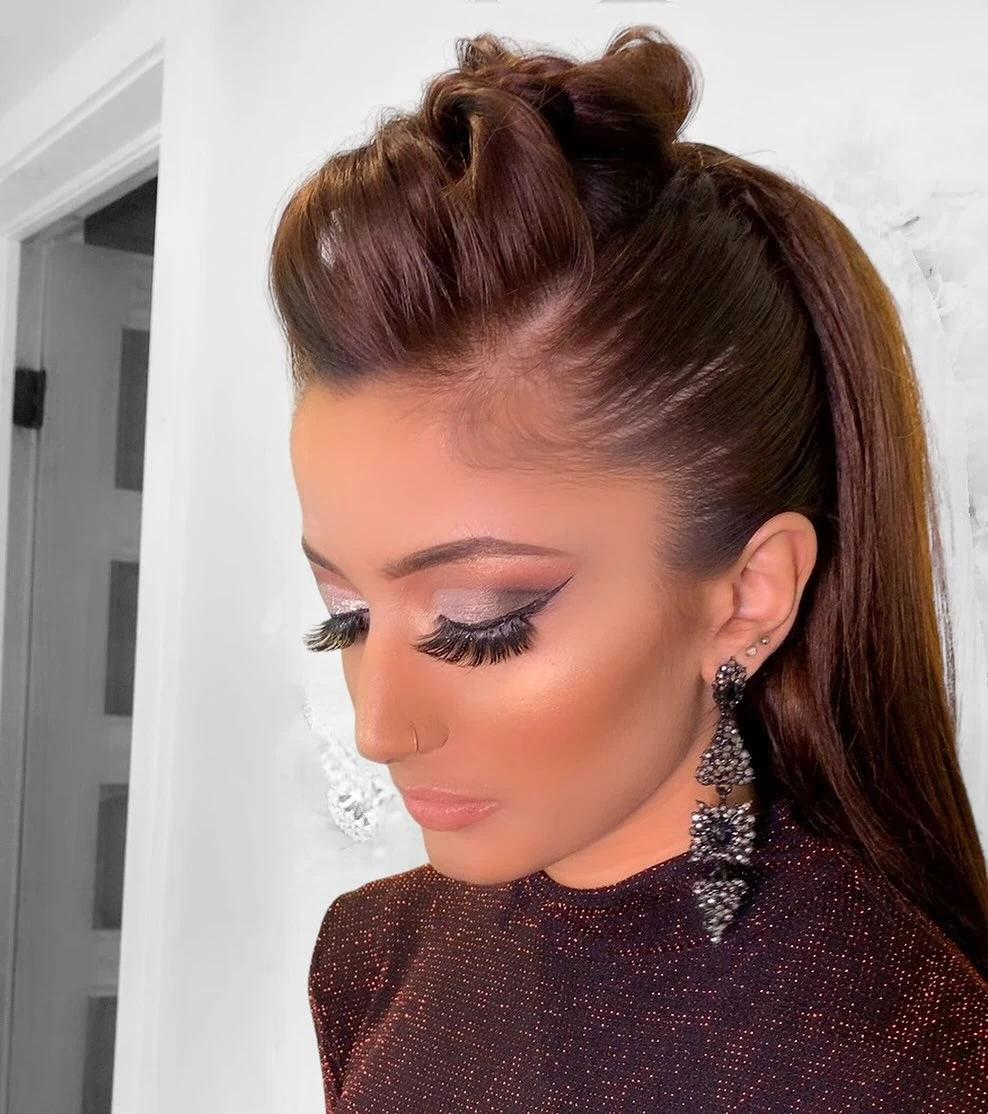 Bridal updo hairstyle