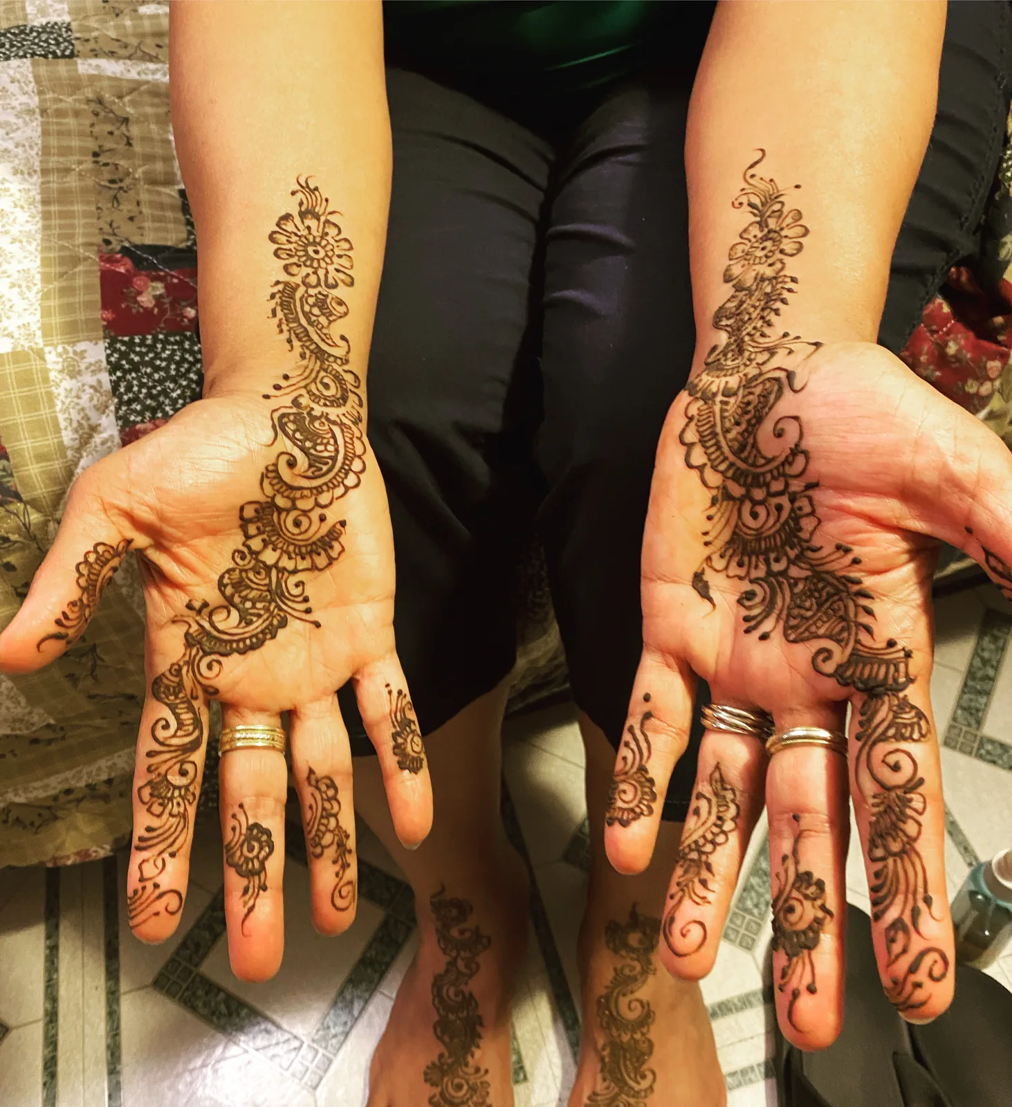 Bridal Henna Design Montreal Ottawa